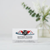 Red Roof Top Zuhause | Hardware-Tools Visitenkarte (Stehend Vorderseite)