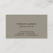 Red Rooster Farmhouse Bistro Logo Professional Visitenkarte (Rückseite)