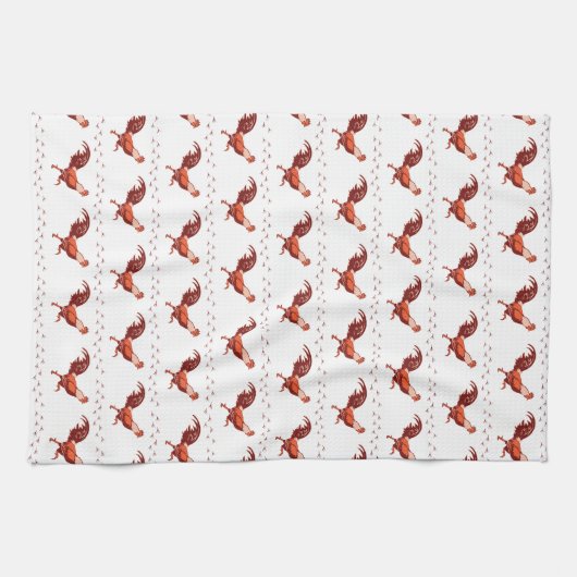 Red Rooster Kitetücher Geschirrtuch (Horizontal)