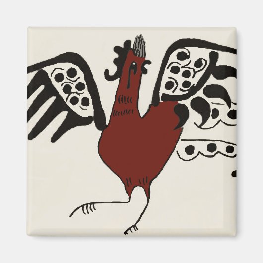 Red Rooster Magnet (Vorne)