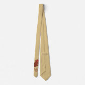 Red Rooster's Head Krawatte (Rückseite)