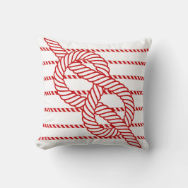 Red Rope Nautical Pillow Kissen