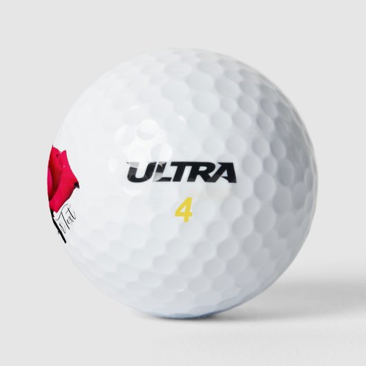 Red Rose ゴルフボール Golfball (Logo)