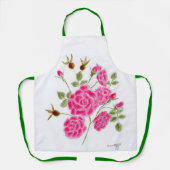 Red Rose Apron Schürze (Vorderseite)