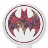 Red Rose Bat Signal Aufkleber (Vorderseite)