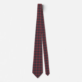 Red Rose Blue Black Plaid Tartan Neck Tie Krawatte
