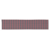 Red Rose Blue Black Plaid Tartan Table Runner Kurzer Tischläufer (Horizontal)