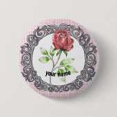 Red Rose Button (Vorderseite)