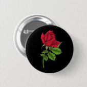 Red Rose Button (Vorne & Hinten)