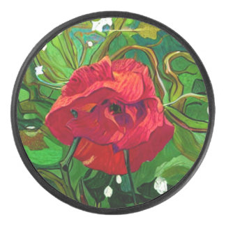 RED ROSE EISHOCKEY PUCK