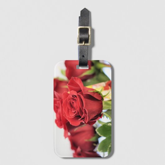 Red Rose Gepäckanhänger (Vorderseite Vertikal)