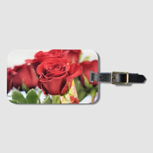 Red Rose Gepäckanhänger (Vorderseite (Horizontal))