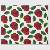 Red Rose Geschenkpapier (Flach)