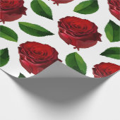 Red Rose Geschenkpapier (Ecke)