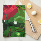 RED ROSE GESCHIRRTUCH (Viertel Falte)
