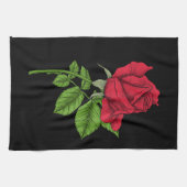 Red Rose Geschirrtuch (Horizontal)