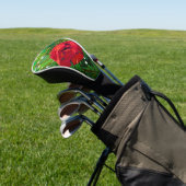 RED ROSE  GOLF HEADCOVER (In SItu)