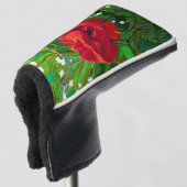 RED ROSE  GOLF HEADCOVER (3/4 Vorderseite)