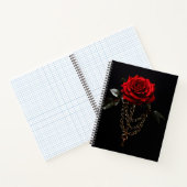 Red Rose in Chains Notizblock (Innenseite)