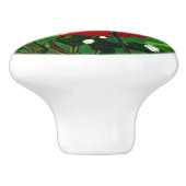 RED ROSE KERAMIKKNAUF (Seitenansicht)