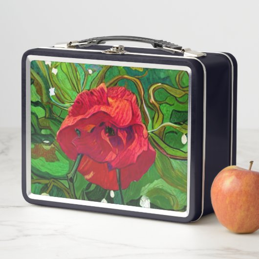 RED ROSE  METALL BROTDOSE (Beispiel)