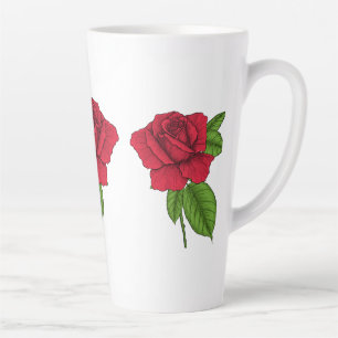 Red Rose Milchtasse
