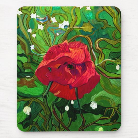 RED ROSE MOUSEPAD (Vorne)