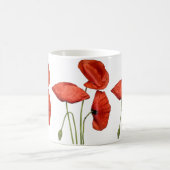 „Red Rose Mug – Elegant Floral Coffee Cup“ Kaffeetasse (Mittel)