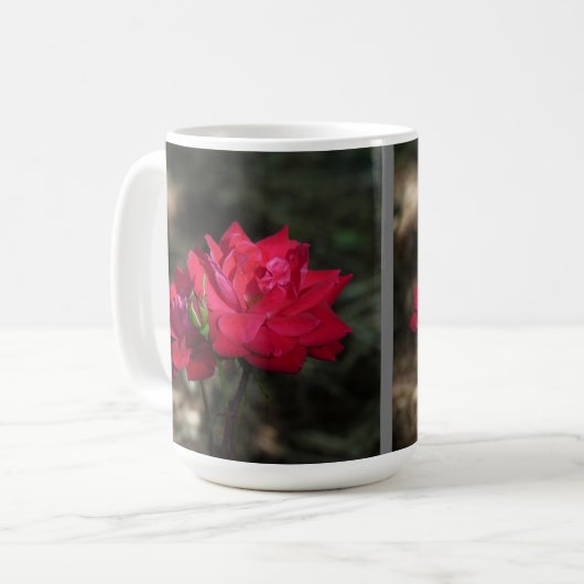 Red Rose Mug Kaffeetasse (Vorderseite Links)