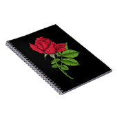 Red Rose Notizblock (Rechte Seite)