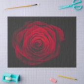Red rose on black background vintage effect seidenpapier (Basteln)