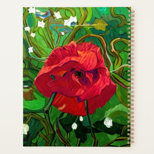 RED ROSE PLANER (Rückseite)