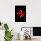 red rose  poster (Heimbüro)