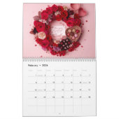 Red Rose Romantic Valentine Couple 2026 Desk Kalender (Feb 2026)
