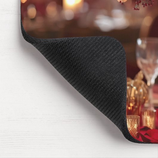 Red Rose Romantic Valentine Office Desk Mouse Pad Mousepad (Ecke)