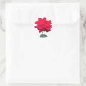 Red Rose Runder Aufkleber (Tasche)