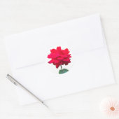 Red Rose Runder Aufkleber (Umschlag)