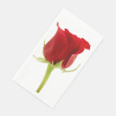 Red rose serviette (Ecke)