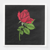 Red Rose Serviette (Vorderseite)