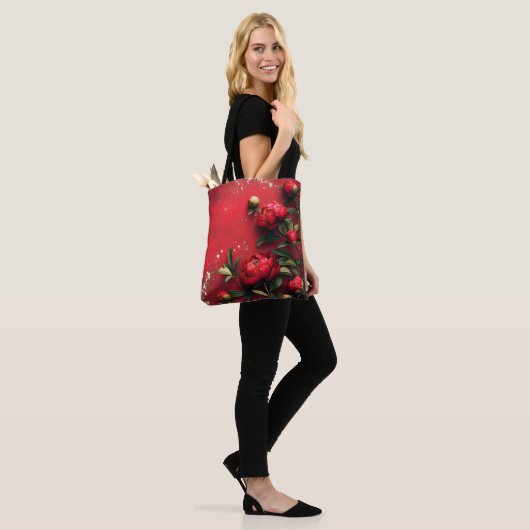 Red Rose Tasche (Am Model)
