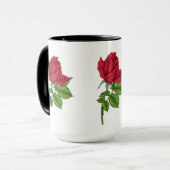 Red Rose Tasse (Vorderseite Links)