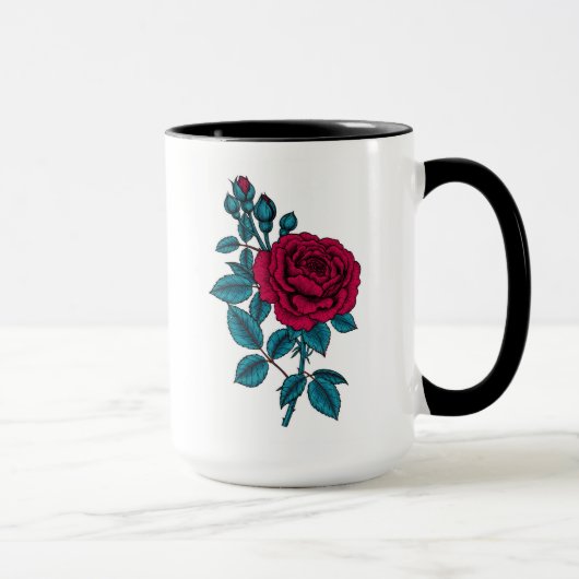 Red Rose Tasse (Rechts)
