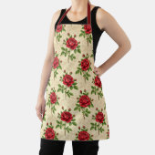 Red rose vintage pattern schürze (InSitu)