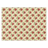 Red rose vintage pattern tischdecke (Vorderseite (Horizontal))