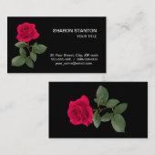 Red Rose Visitenkarte (Vorne/Hinten)