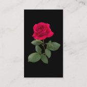 Red Rose Visitenkarte (Rückseite)