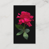 Red Rose Visitenkarte (Rückseite)