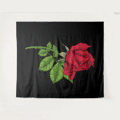 Red Rose Wandteppich (Vorderseite (Horizontal))
