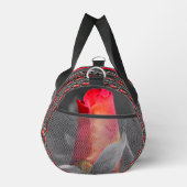 Red Rosebud Partieller Farbspiegel personalisiert Duffle Bag (Rechts)