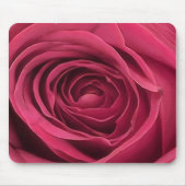 Red Rosenknospe Mousepad (Vorne)